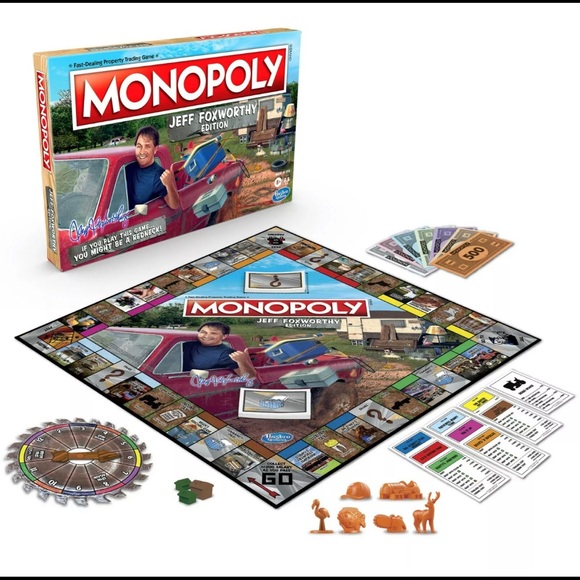 Hasbro Games New Monopoly The Jeff Foxworthy Edition Board Game